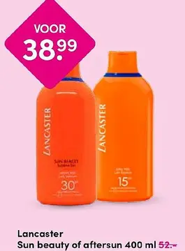 Aanbieding: Lancaster Sun beauty of aftersun