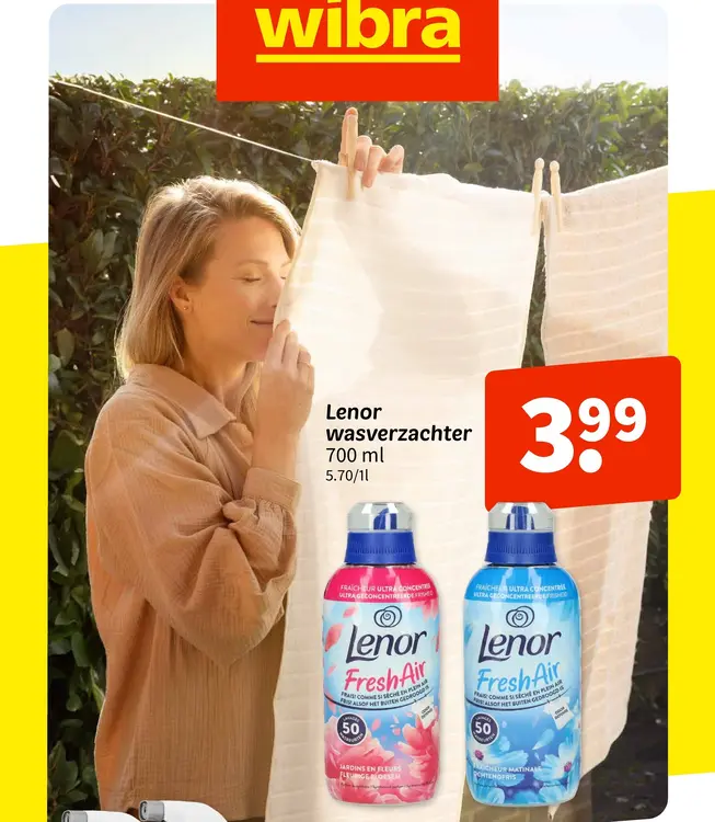 Aanbieding: Lenor wasverzachter