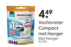 Aanbieding: Vochtvreter Compact met Hanger