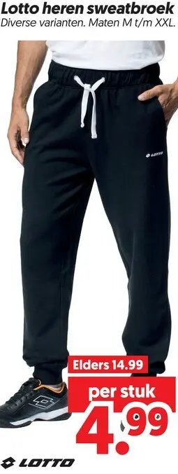 Aanbieding: Heren sweatbroek