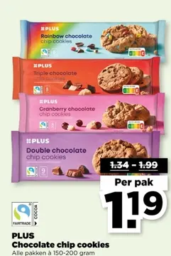 Aanbieding: Chocolate chip cookies