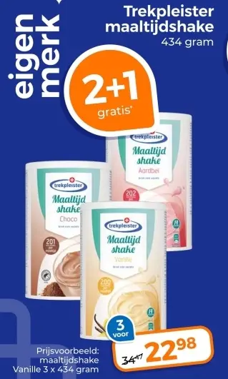 Aanbieding: Trekpleister maaltijdshake