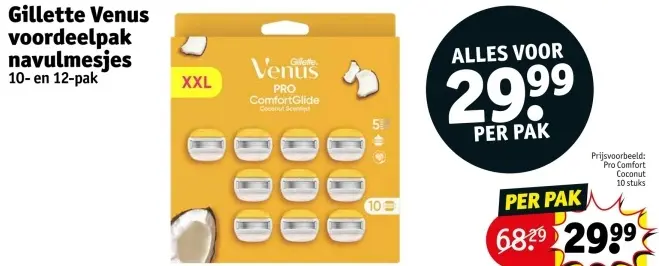Aanbieding: Venus voordeelpak navulmesjes