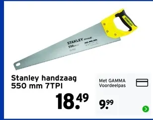 Aanbieding: handzaag
