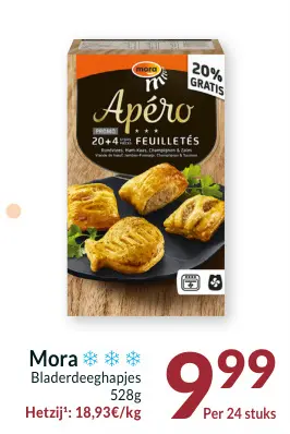 Promotie: Bladerdeeghapjes