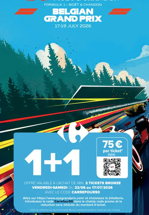 Offre: Belgian grand prix