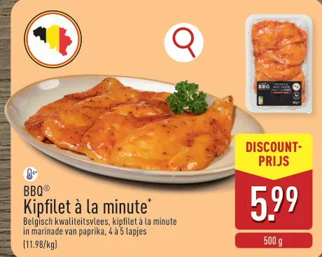 Promotie: Kipfilet à la minute
