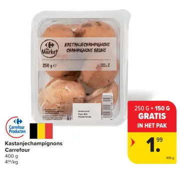 Aanbieding: Kastanjechampignons