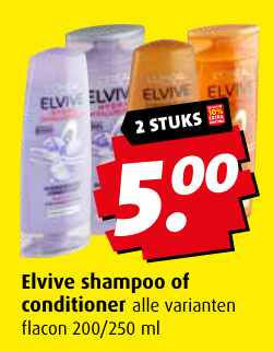 Aanbieding: Elvive shampoo of conditioner