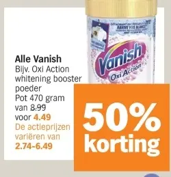 Aanbieding: Alle Vanish