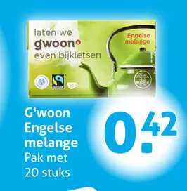 Aanbieding: G'woon Engelse melange