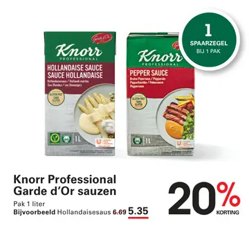 Aanbieding: Knorr Professional Garde d'Or sauzen