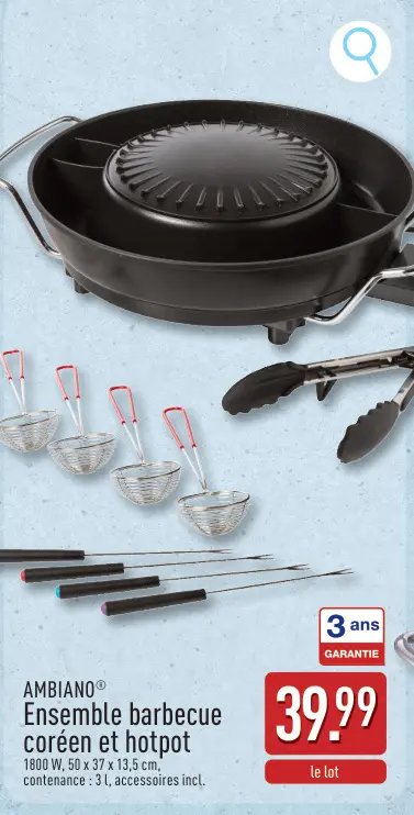 Offre: Ensemble barbecue