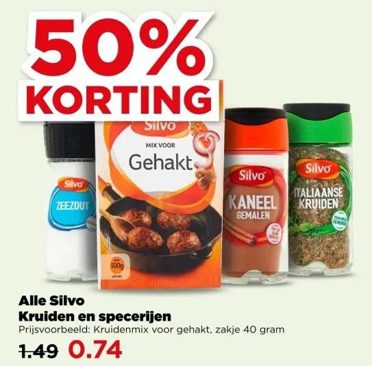 Aanbieding: Alle Silvo Kruiden en specerijen