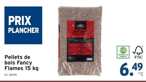 Offre: Pellets de bois Fancy Flames