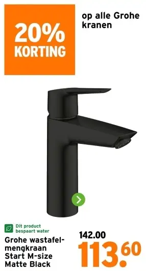 Aanbieding: Alle Grohe kranen