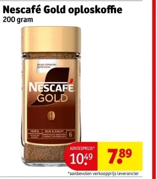 Aanbieding: Gold oploskoffie