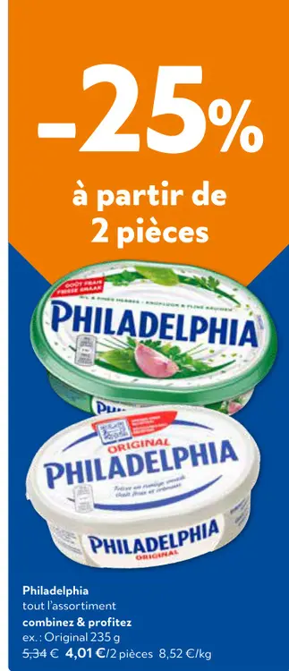 Offre: Philadelphia