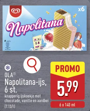 Promotie: Napolitana-ijs