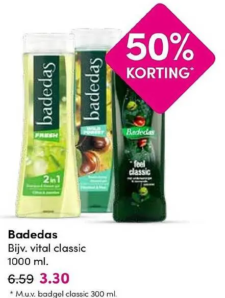 Aanbieding: Badedas