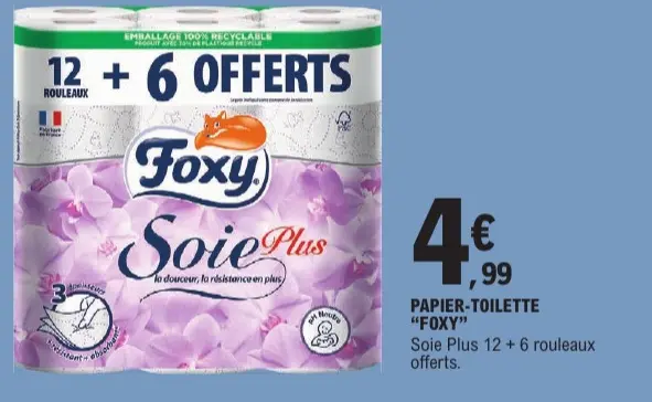 Offre: Foxy Papier-toilette