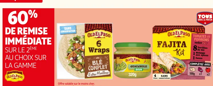 Promotie: Wraps, Guacamole, Fajita Kit
