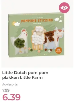 Aanbieding: Pom pom plakken Little Farm
