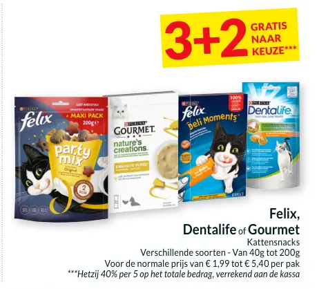 Promotie: Felix, Dentalife of Gourmet