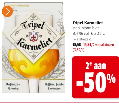 Promotie: Sterk blond bier