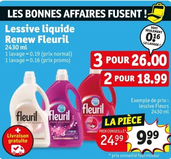Offre: Lessive liquide Renew