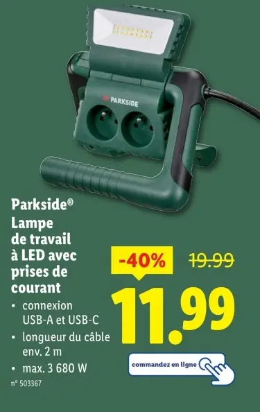 Offre: PARKSIDE LED Projector