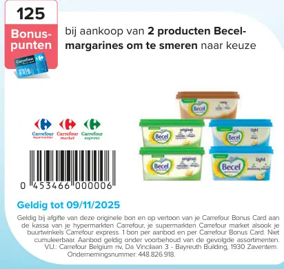 Aanbieding: Becel margarines