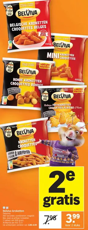 Promotie: Belviva kroketten