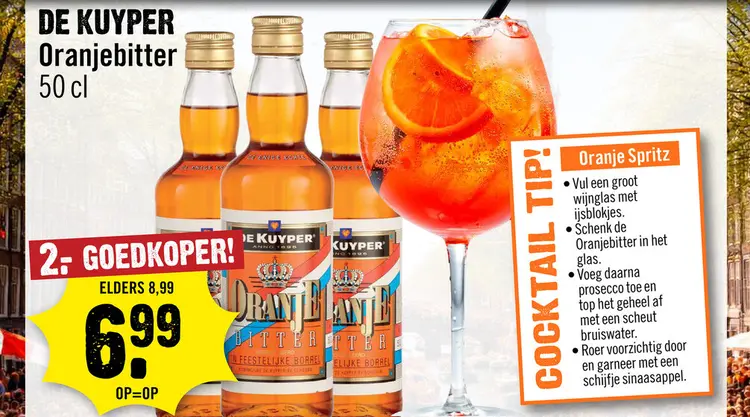 Aanbieding: De Kuyper Oranje bitter 50 cl