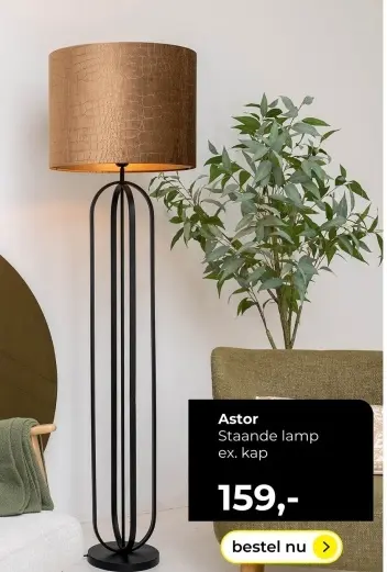 Aanbieding: Astor Staande lamp