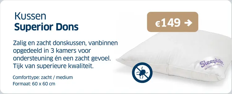 Promotie: Kussen HiTec Comforel