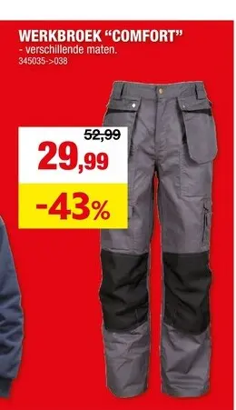 Promotie: Werkbroek "comfort"
