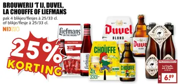 Aanbieding: Brouwerij 't ij, Duvel, La Chouffe of Liefmans