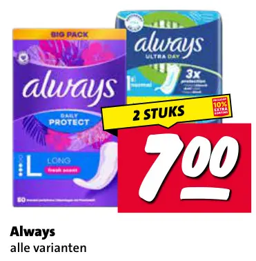 Aanbieding: Always