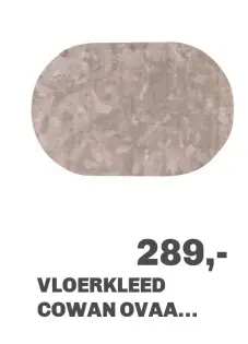 Aanbieding: Vloerkleed cowan ovaa...
