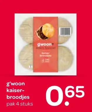 Aanbieding: Kaiserbroodjes