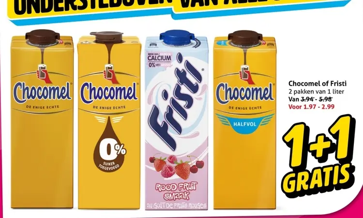 Aanbieding: Chocomel or Fristi