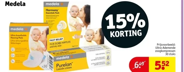 Aanbieding: Ultra-Ademende zoogkompressen