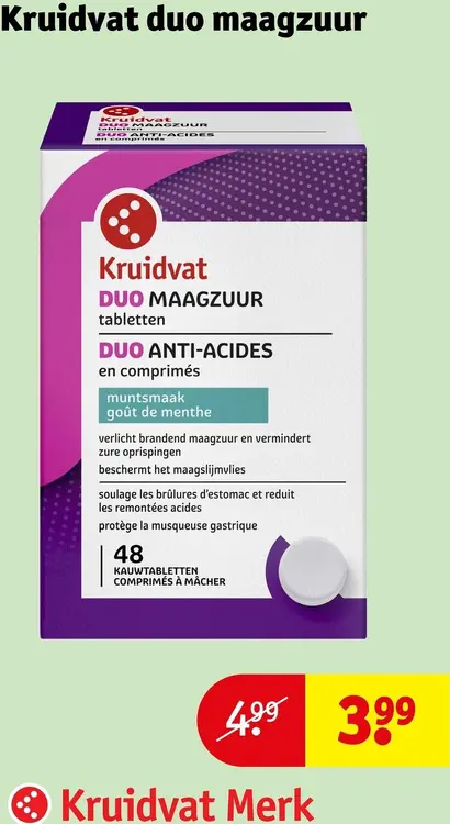 Promotie: Duo maagzuur tabletten