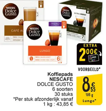 Aanbieding: Nescafe DOLCE GUSTO
