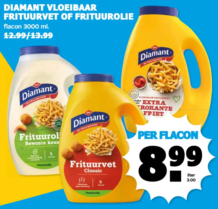 Aanbieding: Vloeibaar frituurvet of frituurolie