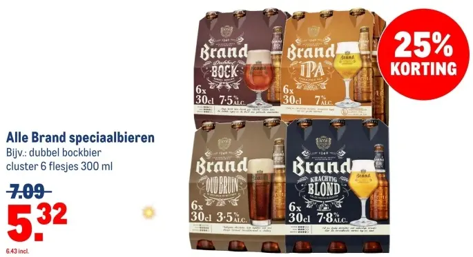 Aanbieding: Brand speciaalbieren