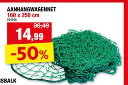 Promotie: Carpoint aanhangwagennet 250x160 cm