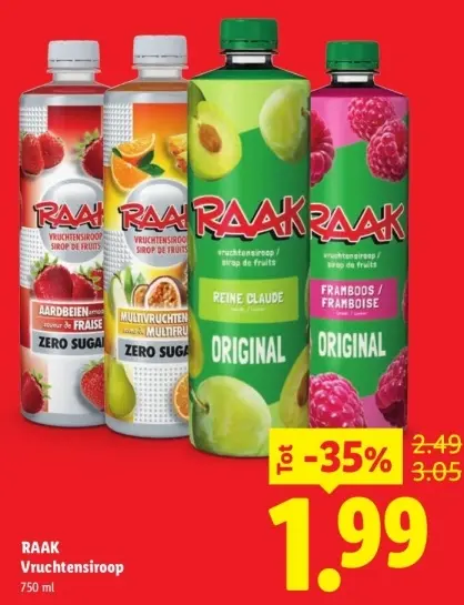 Aanbieding: Vruchtensiroop