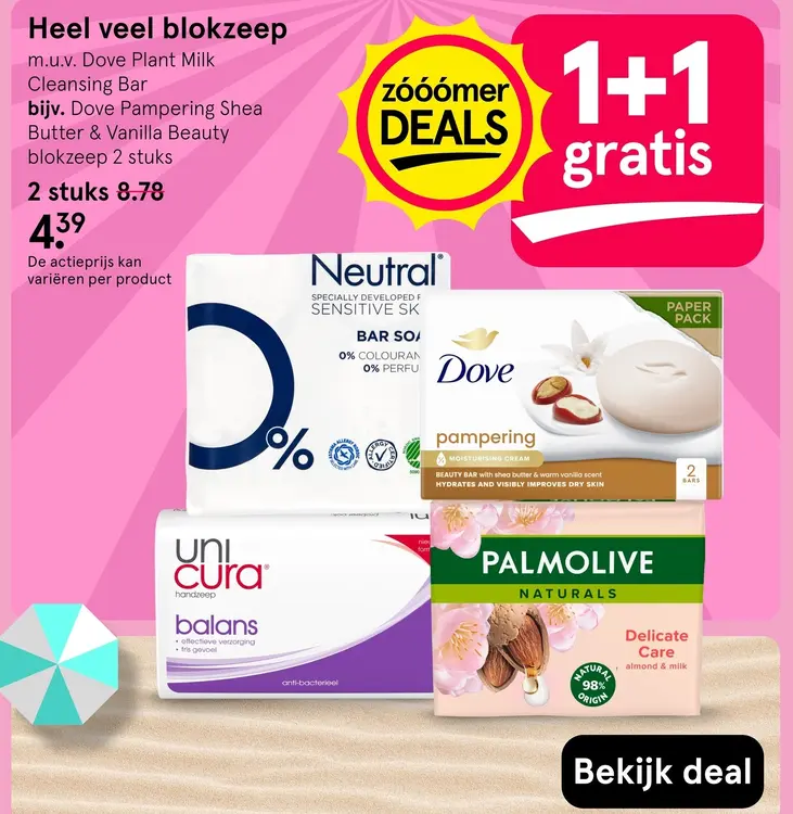 Aanbieding: Heel veel blokzeep